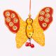 Handmade Wooden Butterfly Christmas Hanging - Yellow-Red, Orange-Blue, Pink-Purple, Green-Blue